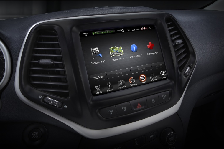 2016 Jeep Cherokee Limited 4WD Dashboard Screen Picture / Pic / Image